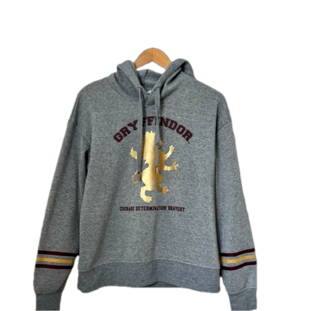 Harry Potter Gryffindor grey hoodie. Size L